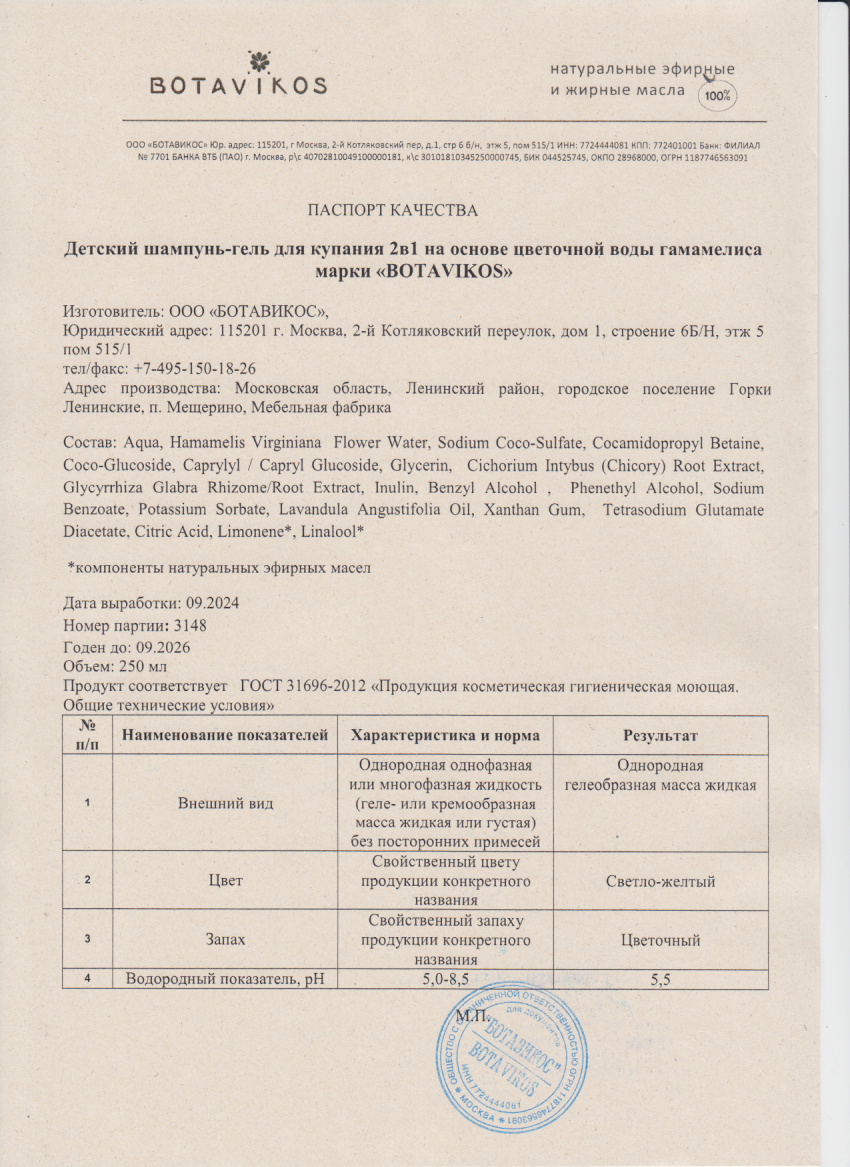 Паспорт №092024